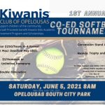 Kiwanis Club of Opelousas Presents Co-Ed Softball Tournament