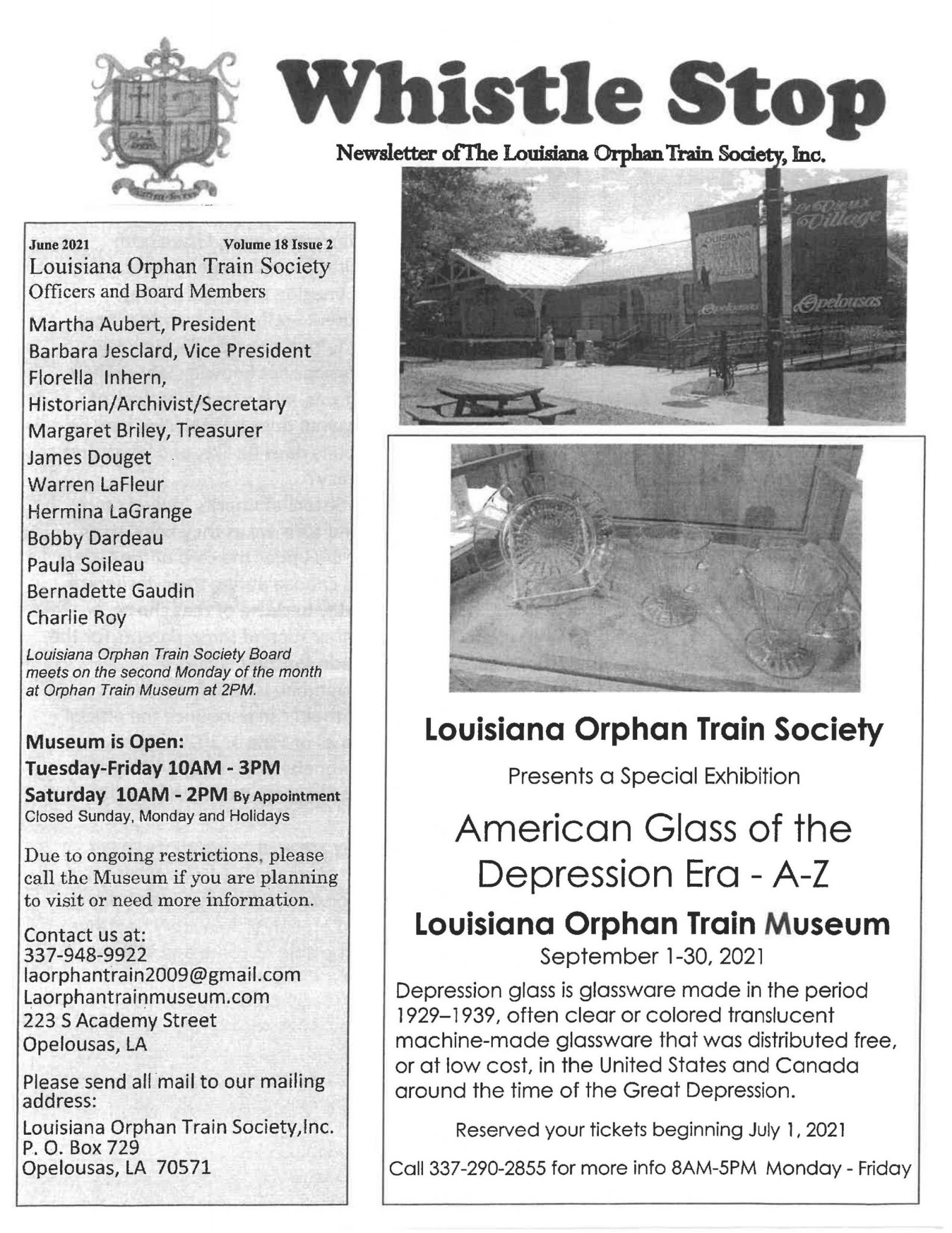 Louisiana Orphan Train Society Annual Gathering
