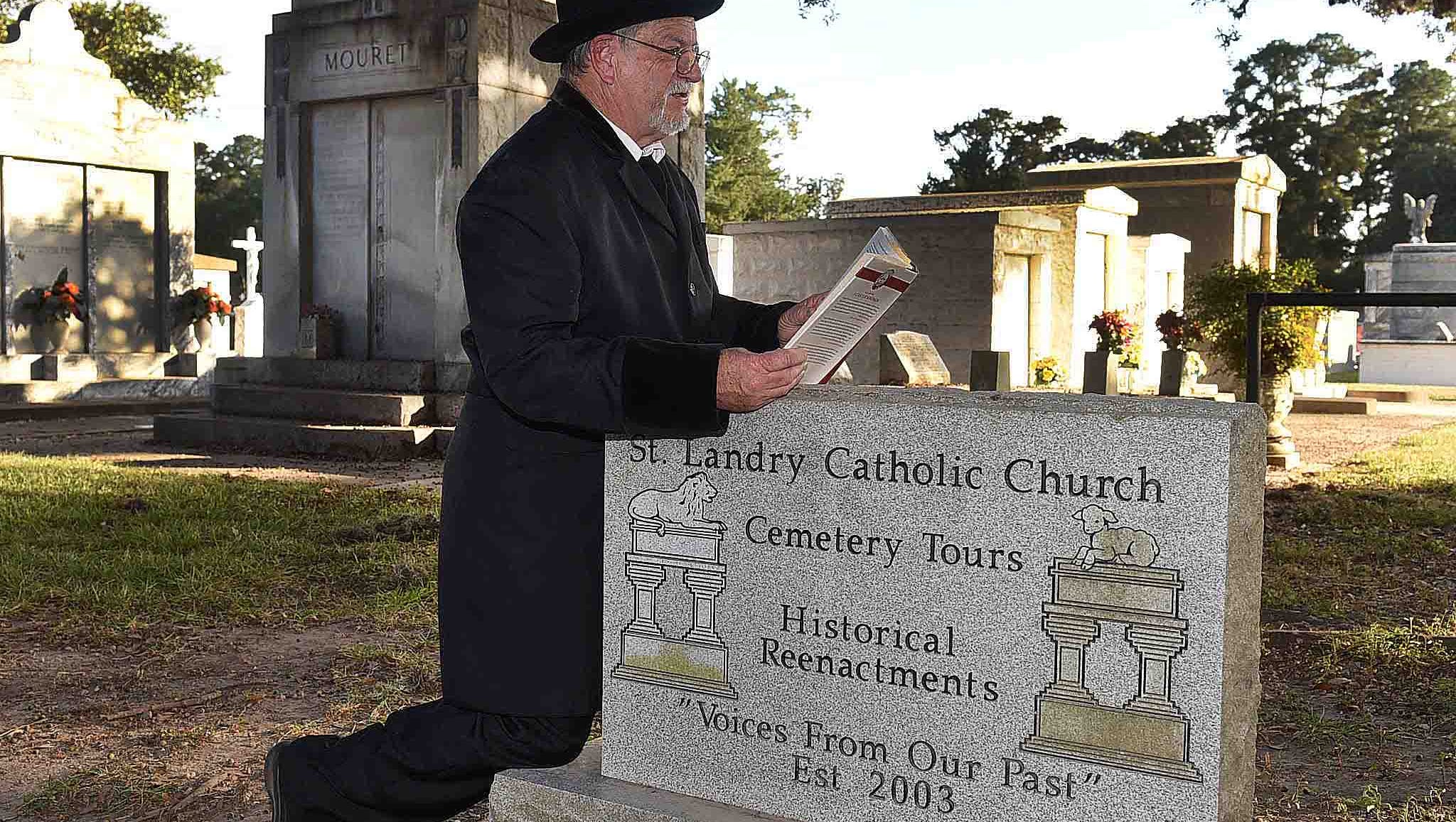 St. Landry Parish Catholic Church Voices of the Past Cemetery Tour