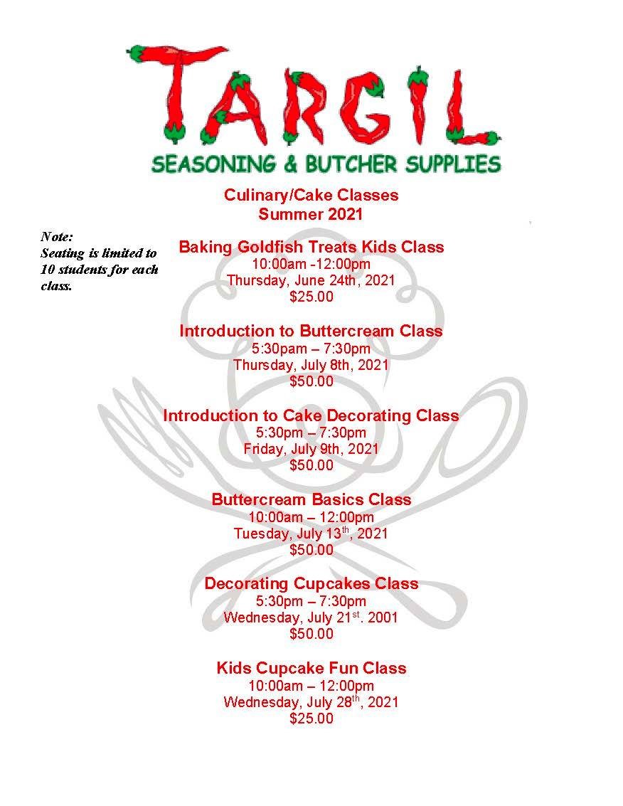 Targil’s Spring Culinary Classes Presents Buttercream Class