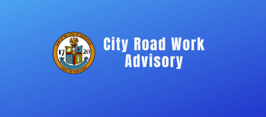 image: City Road Work Advisory