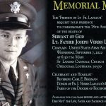 Memorial Mass of Lt. Fr. Lafleur