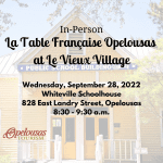 La Table Francaise at Le Vieux Village