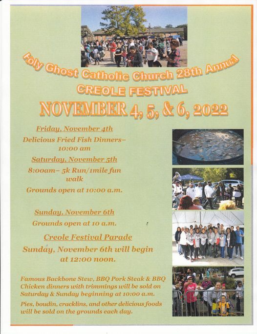 Holy Ghost Creole Festival