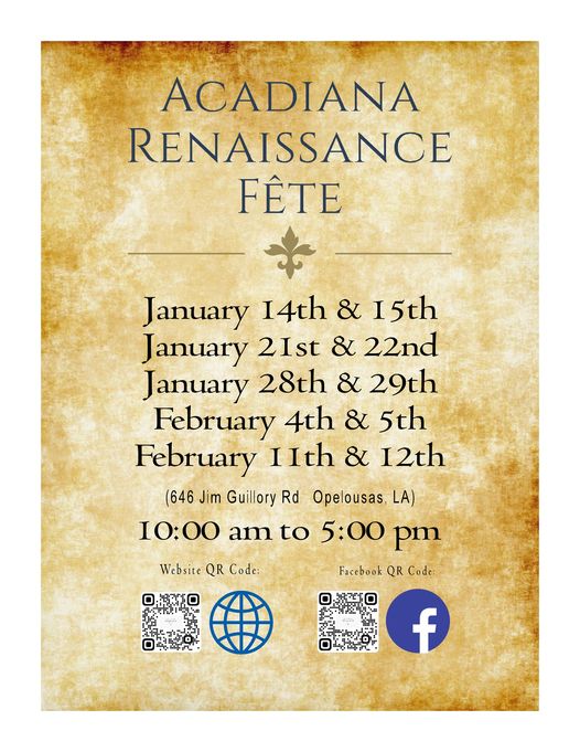 Acadiana Renaissance Fête