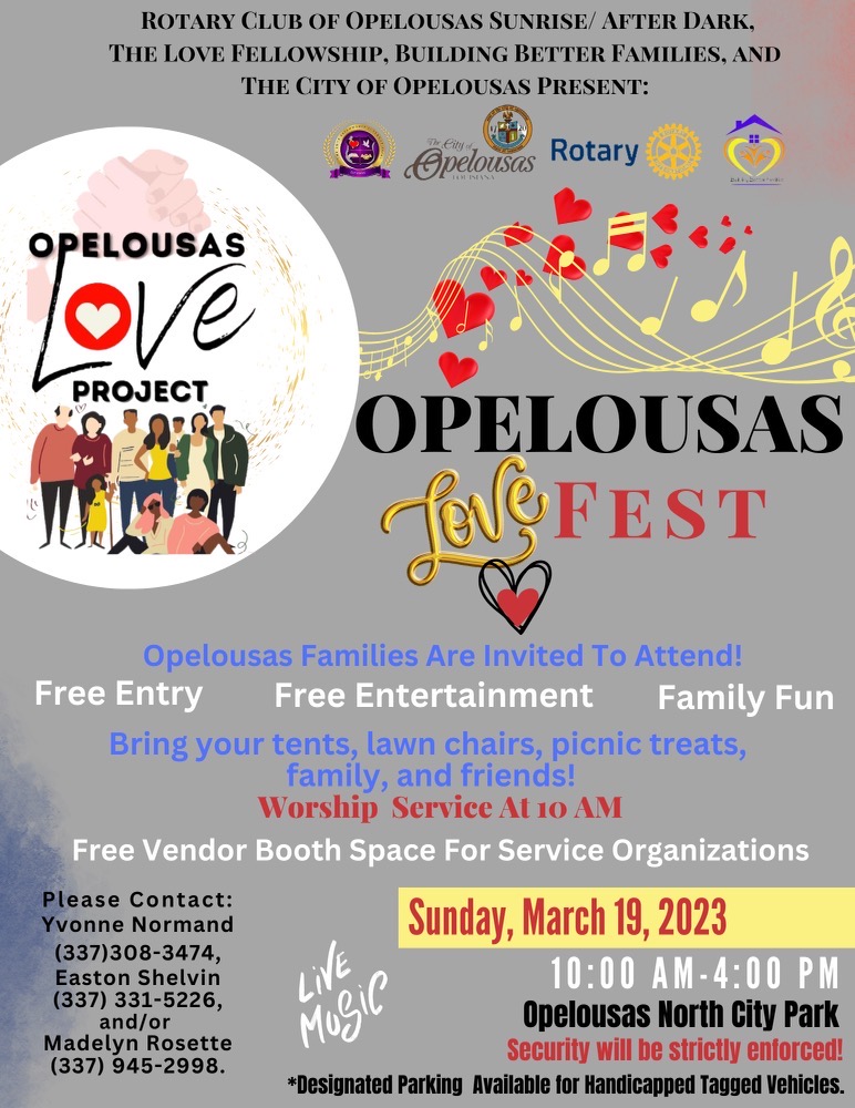 2nd Annual Opelousas Love Fest