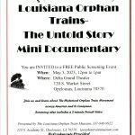 Louisiana Orphan Trains: The Untold Story Public Screening