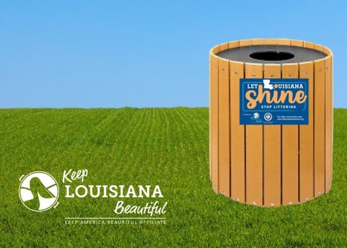 Trash receptacle KLB photo for PR